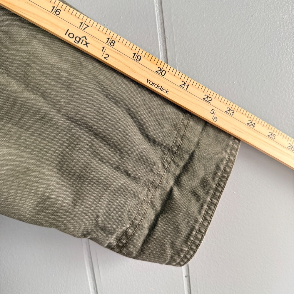 Vtg LL Bean Field Coat Barn Jacket Corduroy Collar M Fisherman Chore Coat OWY28 - Picture 11 of 13